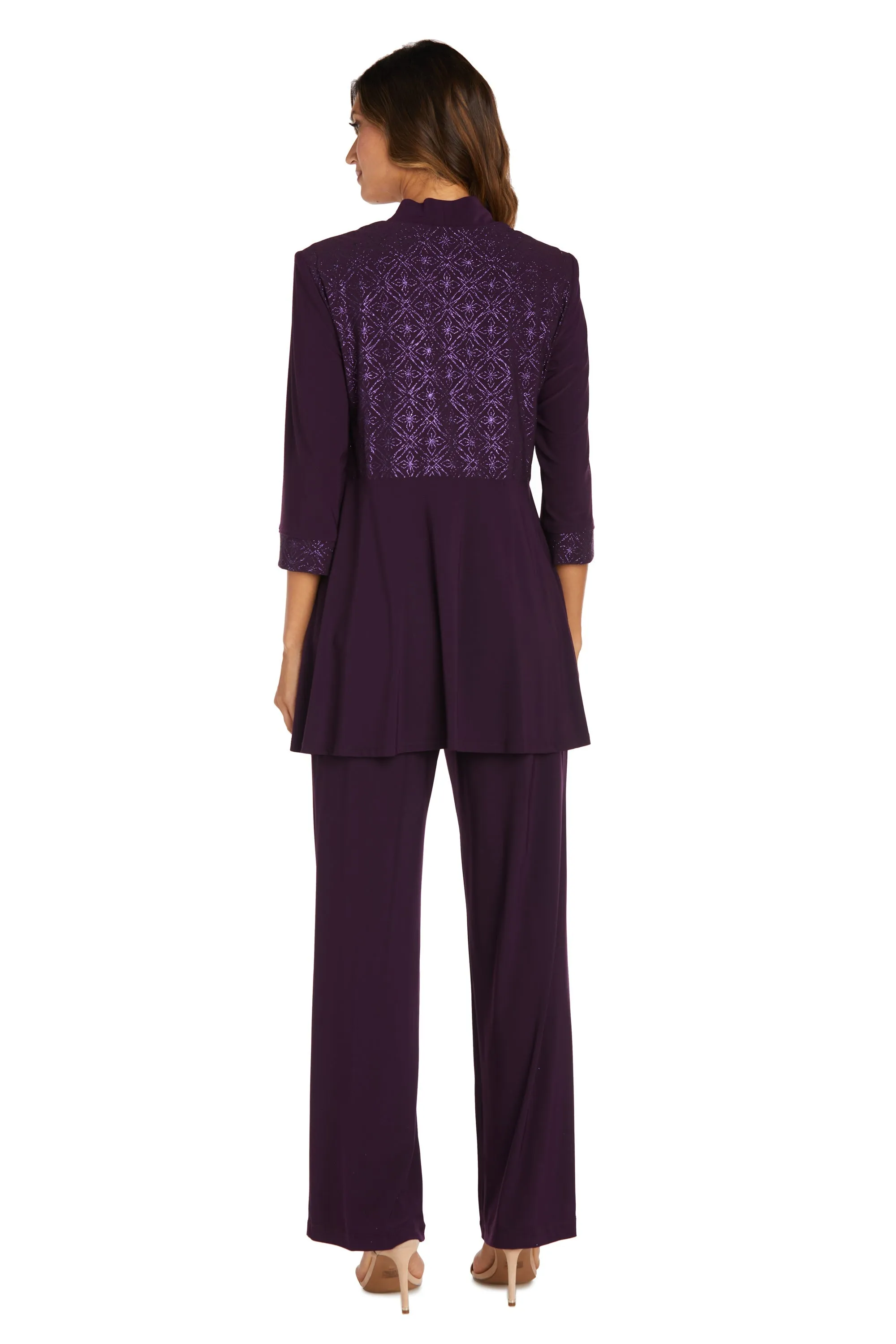 R&M Richards Women's Two-Piece Pant Suit