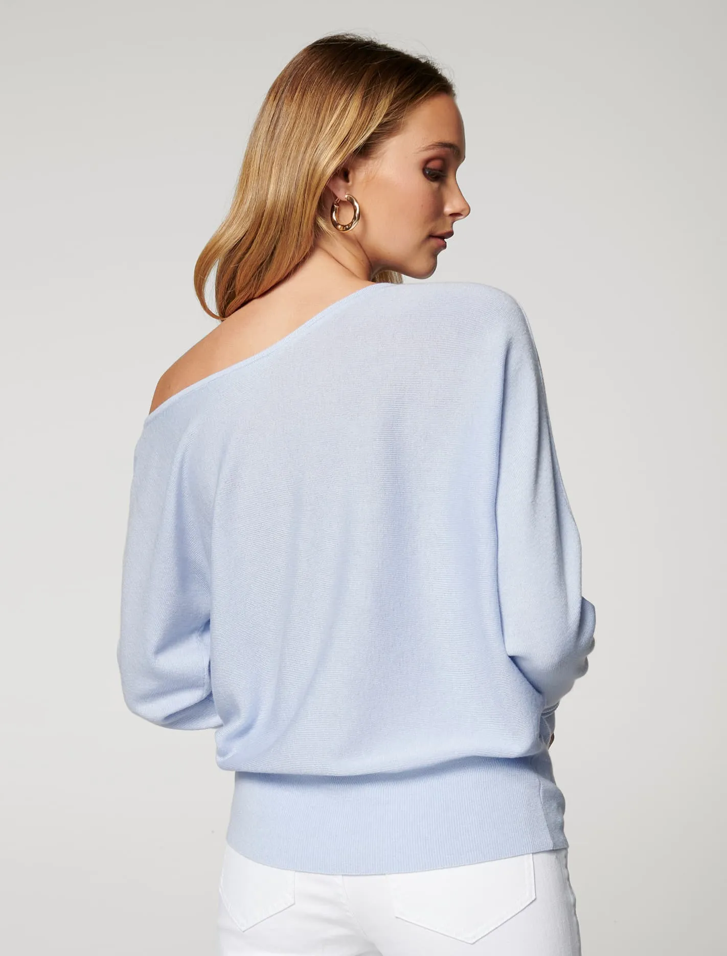 Sadie Off The Shoulder Knit Jumper