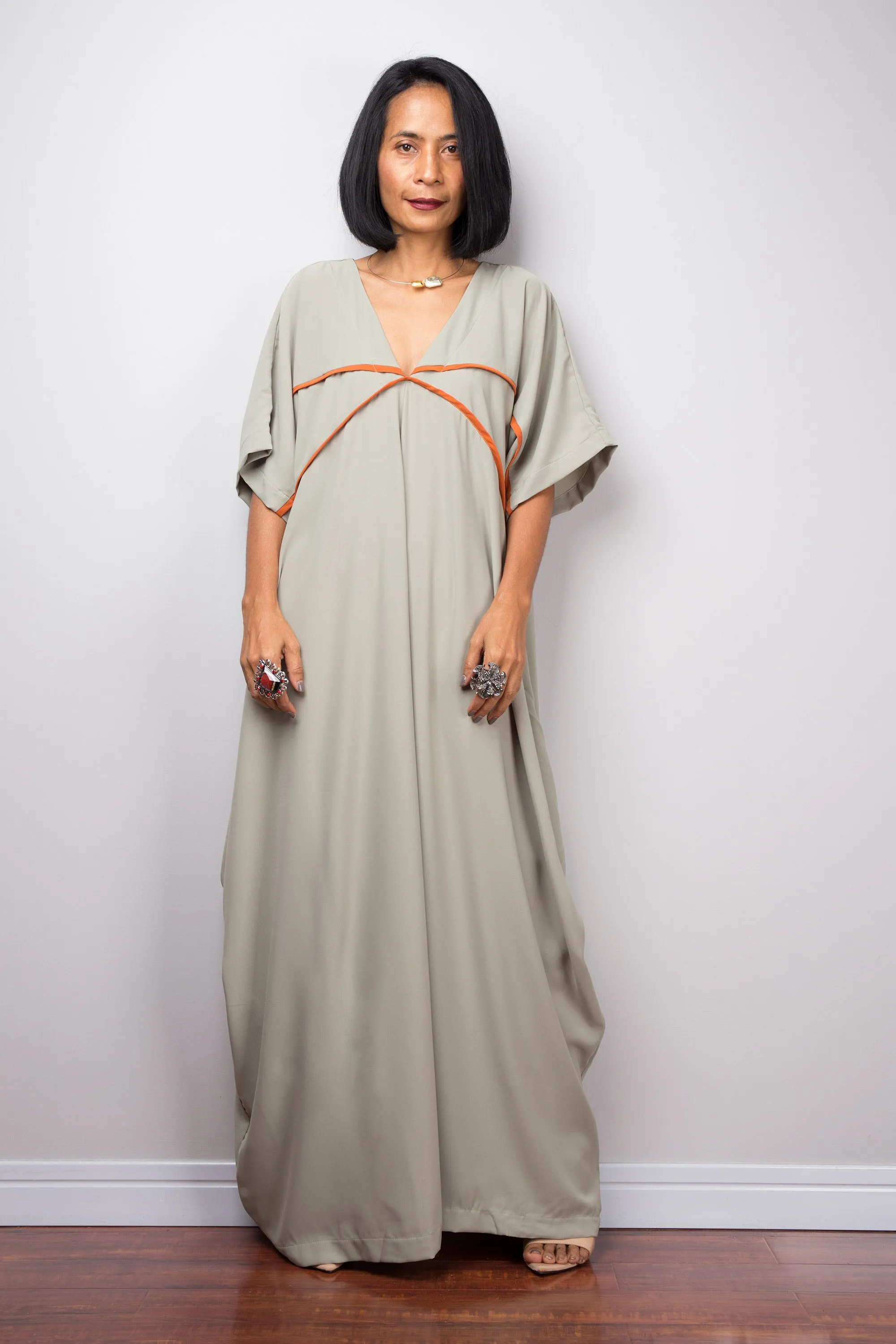 Sage Maxi Dress | Gala Evening dress | Resort dress | Holiday Dress