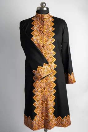 Shaan-e-Aftab Aari Hand Embroidered Long Jacket