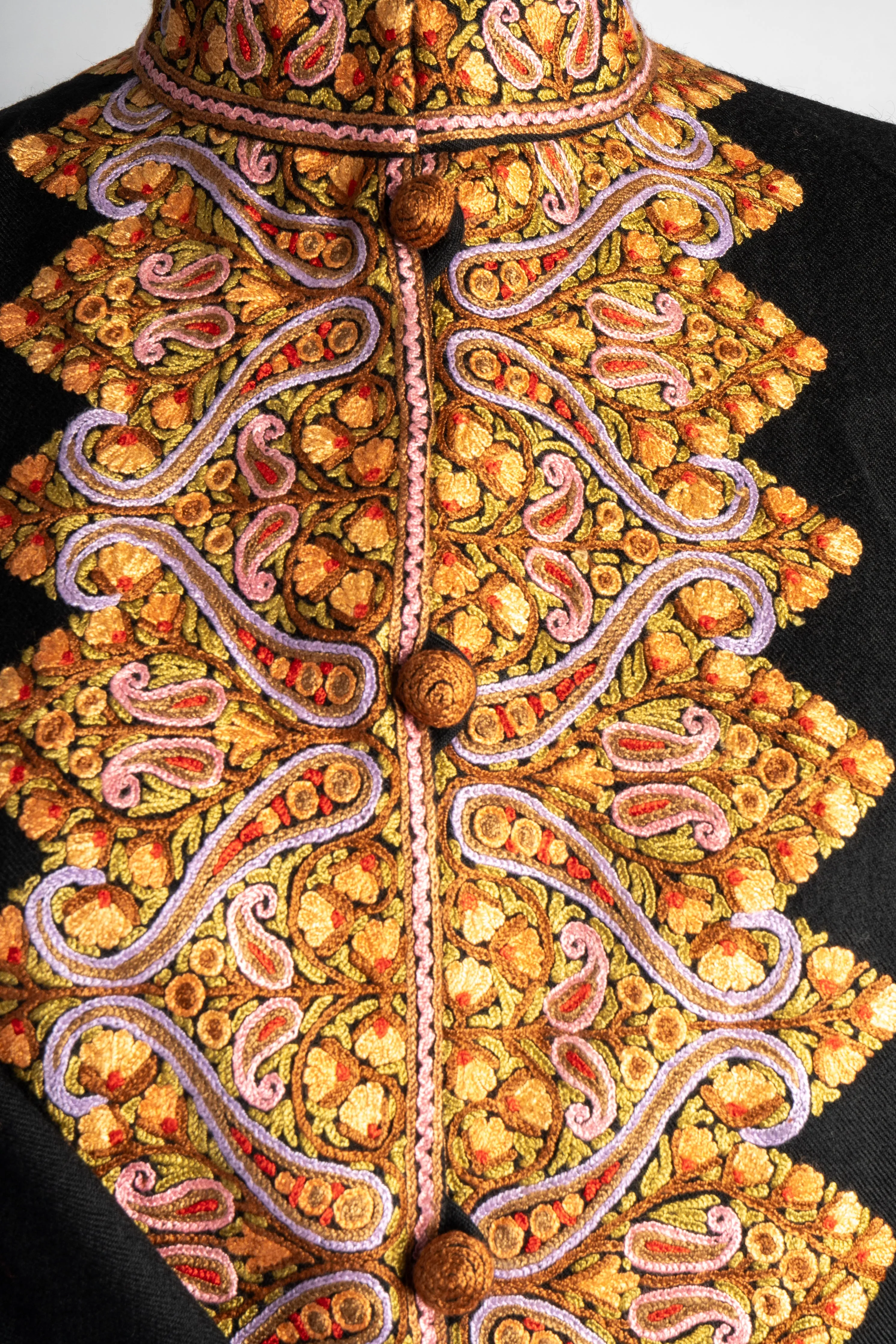 Shaan-e-Aftab Aari Hand Embroidered Long Jacket