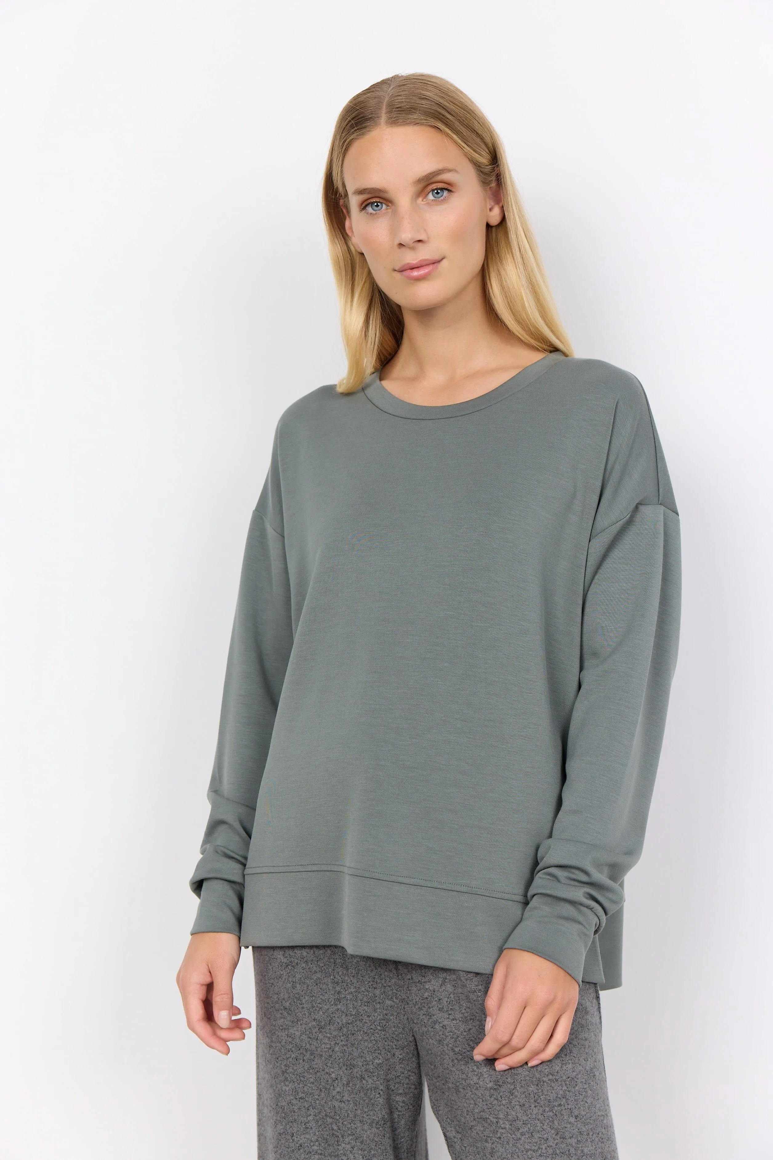 Soya Concept Sweatshirt Khaki Green