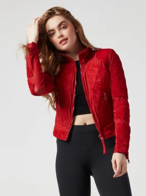 SUEDE MESH MOTO - FINAL SALE