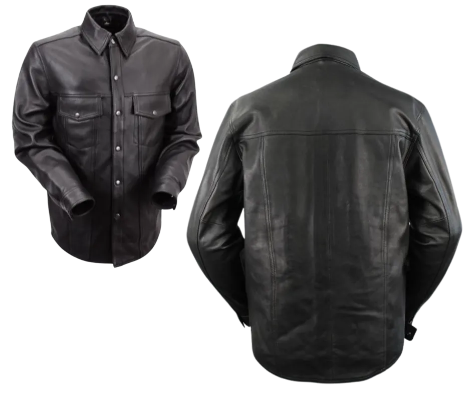 The "Milestone" Leather Riding Shirt