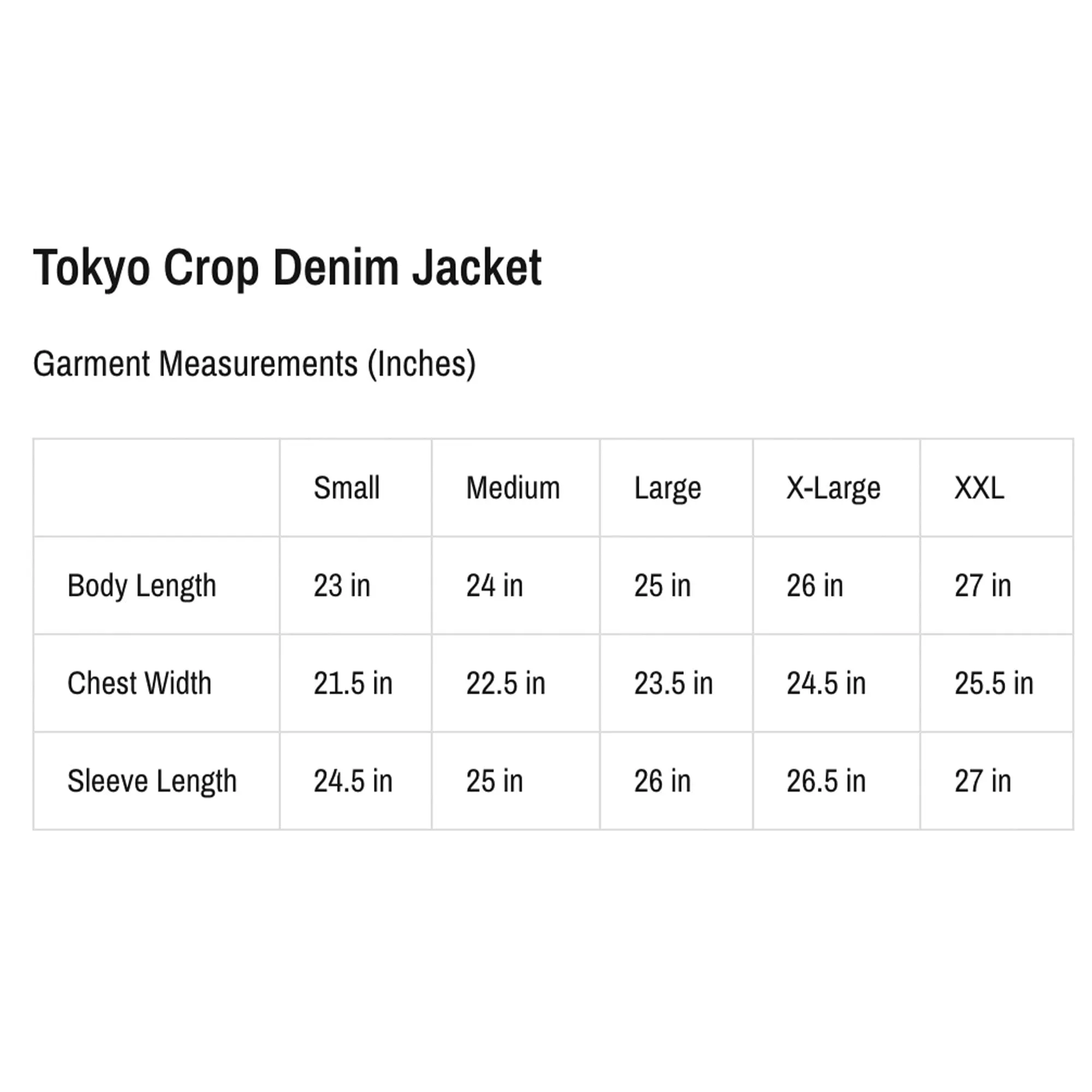 The Tokyo Crop Denim Jacket