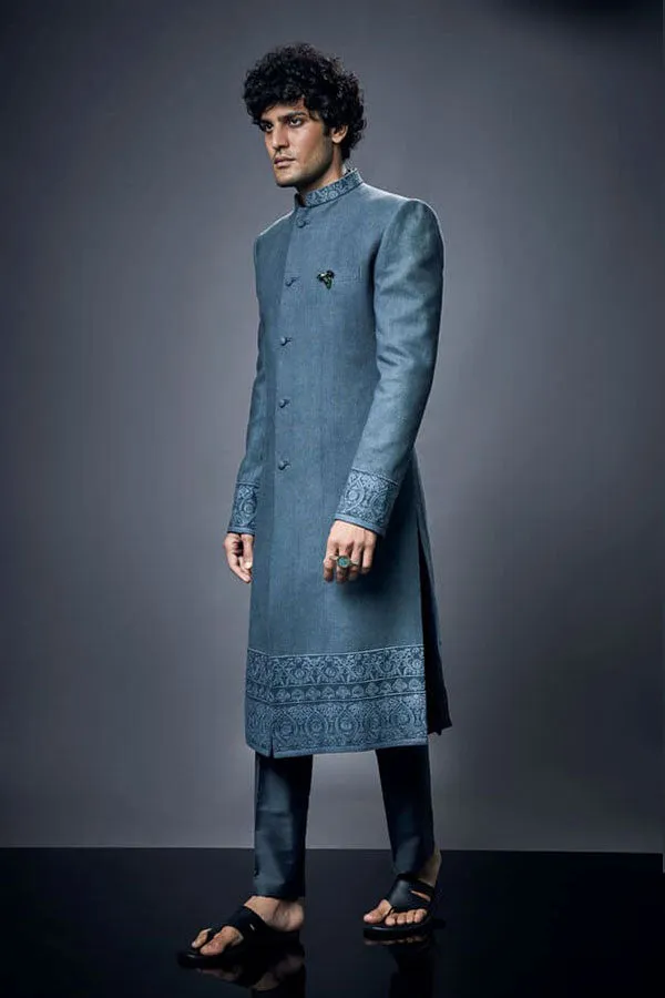 Trojan Trellis Sherwani - Demolean