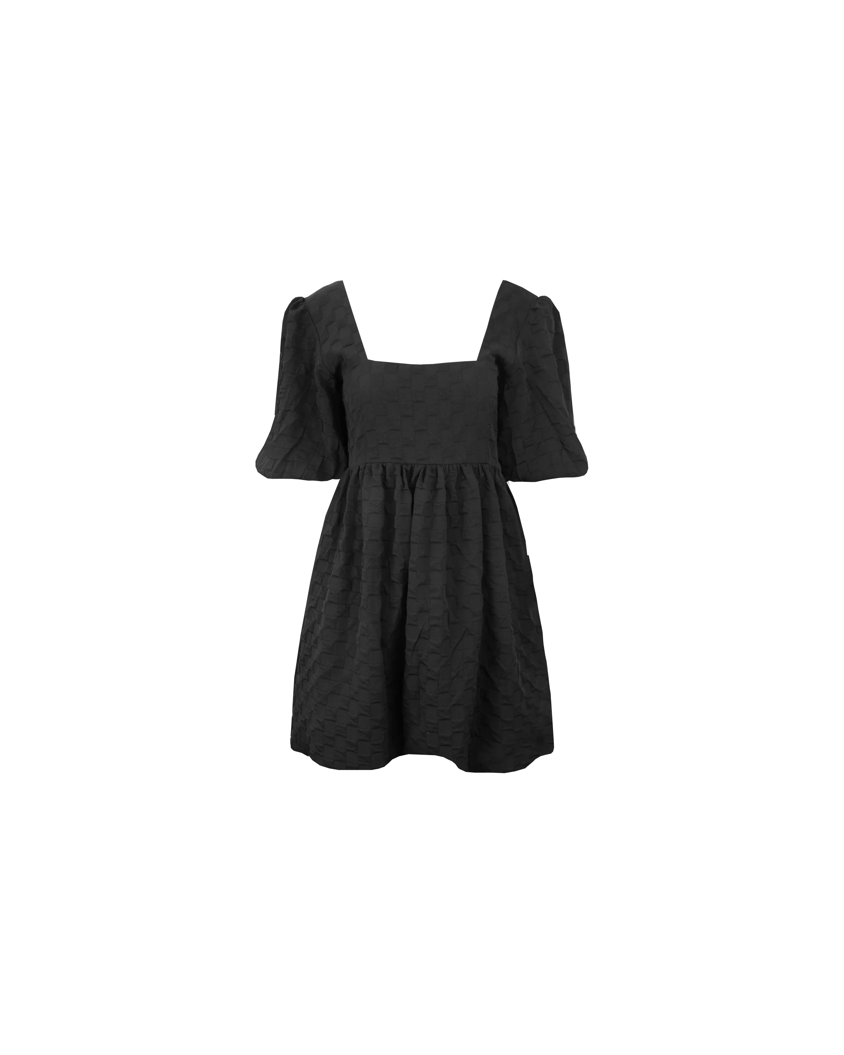 TULIP MINI DRESS BLACK