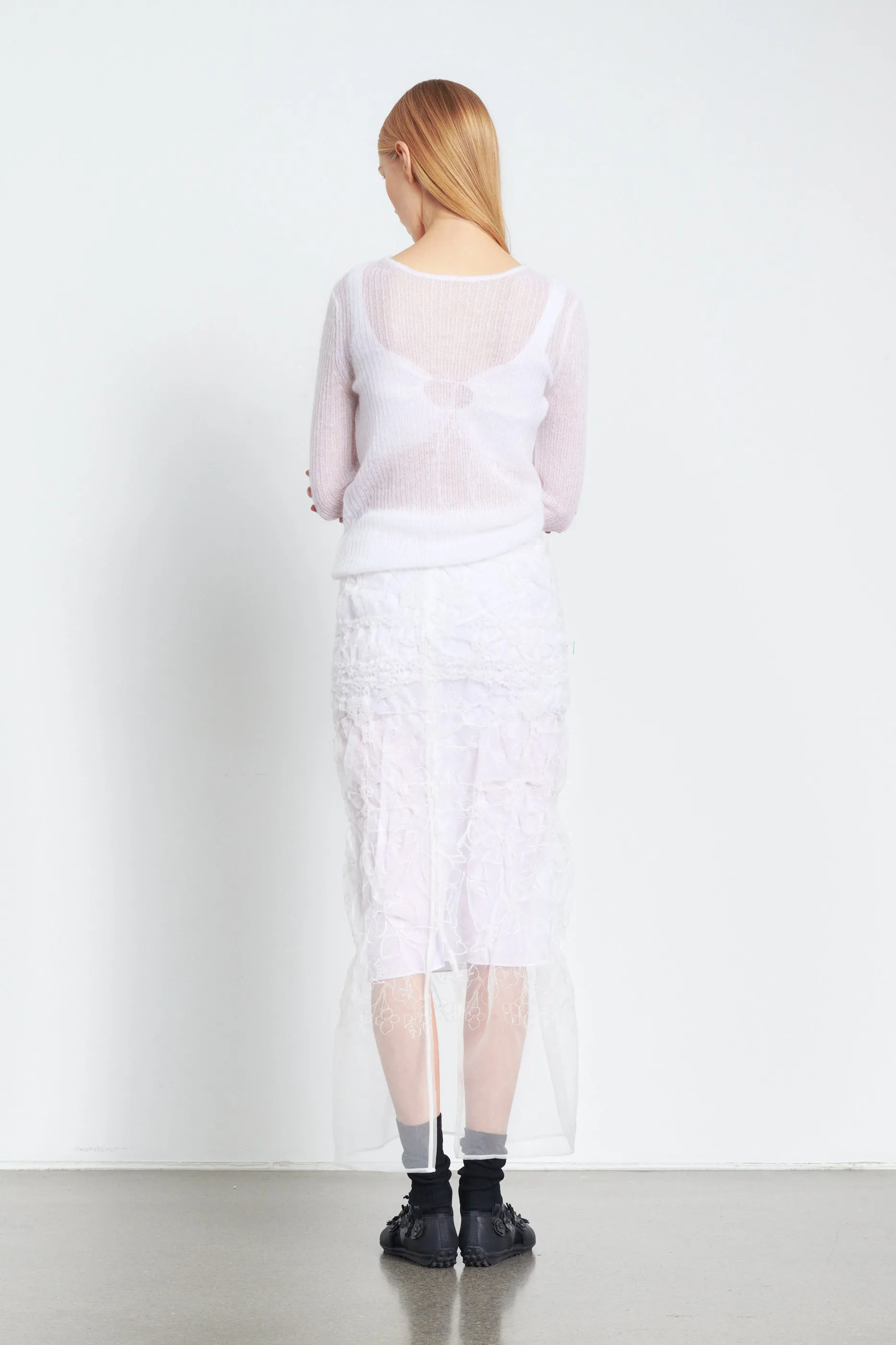 UNIVERSE | SKIRT DENALI EMBROIDERY WHITE