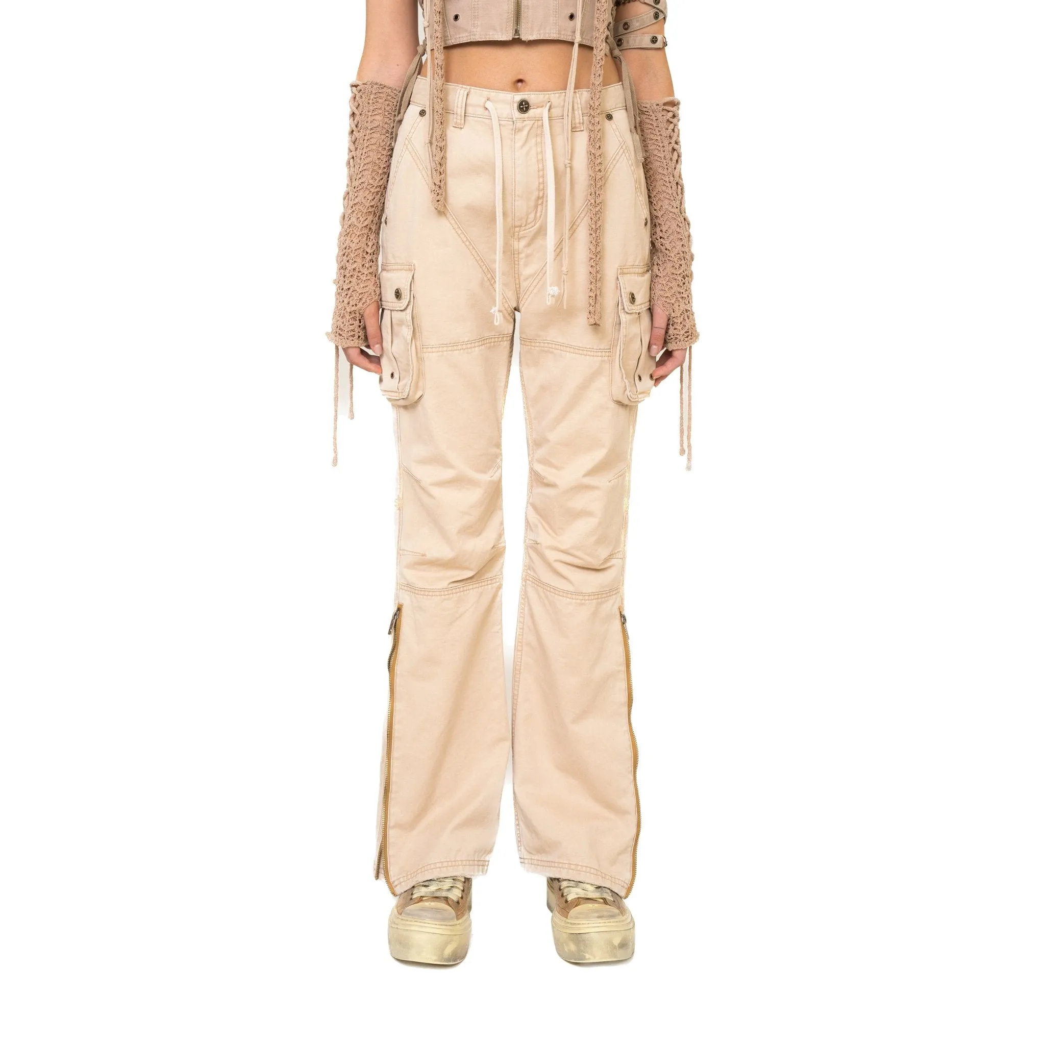 WildWorld Mermaid Work Wear Pants Wheat