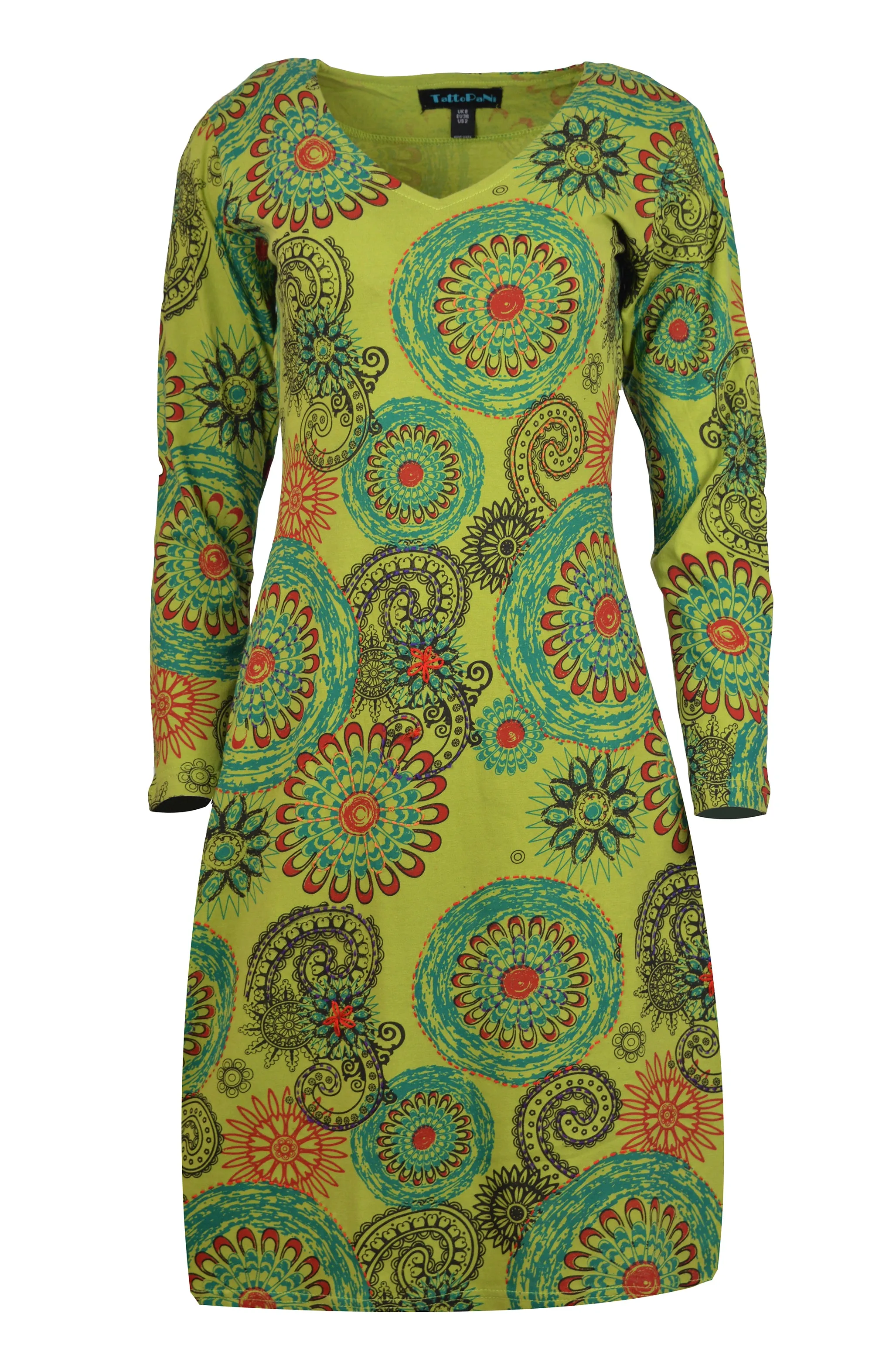 womens-long-sleeve-dress-with-embroidery-and-floral-print-evening-dress