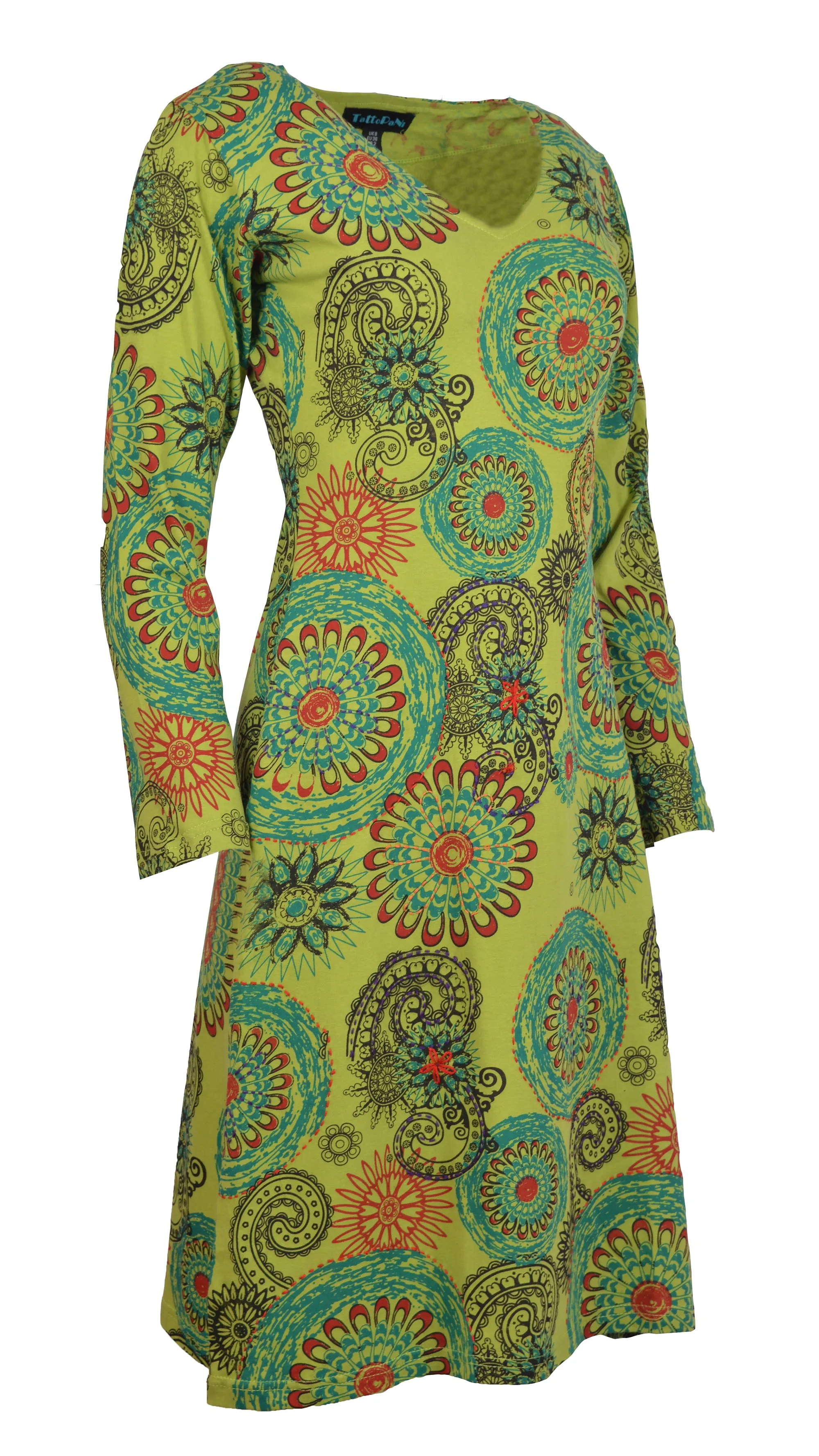 womens-long-sleeve-dress-with-embroidery-and-floral-print-evening-dress